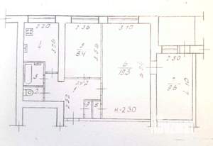 3-к квартира, вторичка, 54м2, 5/9 этаж