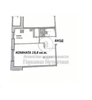 1-к квартира, вторичка, 36м2, 1/5 этаж