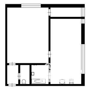 1-к квартира, вторичка, 34м2, 3/4 этаж
