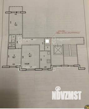 3-к квартира, вторичка, 67м2, 6/9 этаж