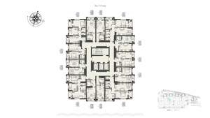 2-к квартира, вторичка, 51м2, 6/17 этаж