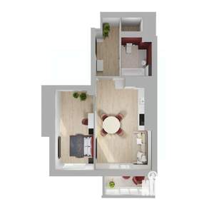 2-к квартира, вторичка, 47м2, 24/24 этаж