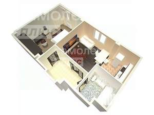 2-к квартира, сданный дом, 48м2, 1/19 этаж