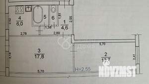 2-к квартира, вторичка, 46м2, 3/5 этаж