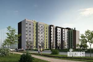 1-к квартира, строящийся дом, 34м2, 2/9 этаж