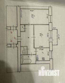 2-к квартира, вторичка, 35м2, 4/4 этаж