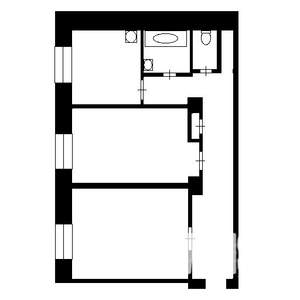 2-к квартира, вторичка, 58м2, 2/4 этаж