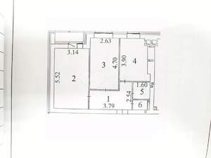 2-к квартира, вторичка, 51м2, 10/10 этаж