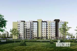 1-к квартира, строящийся дом, 34м2, 2/9 этаж