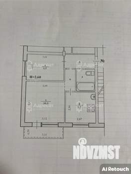 1-к квартира, вторичка, 31м2, 2/5 этаж