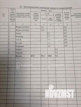 2-к квартира, вторичка, 48м2, 7/16 этаж