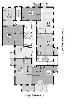 2-к квартира, вторичка, 76м2, 2/18 этаж