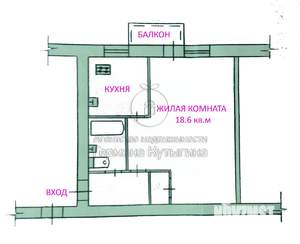 1-к квартира, вторичка, 31м2, 5/7 этаж