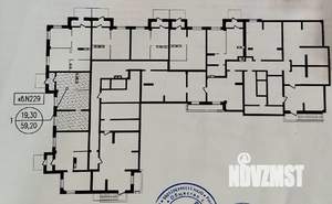 2-к квартира, вторичка, 59м2, 1/17 этаж