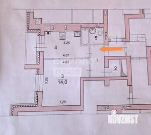 1-к квартира, вторичка, 30м2, 1/10 этаж