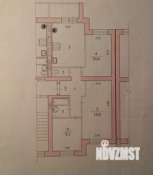 3-к квартира, вторичка, 61м2, 2/5 этаж