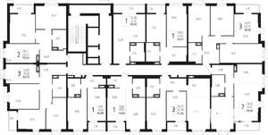 3-к квартира, вторичка, 83м2, 3/18 этаж