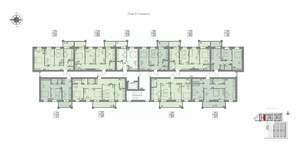 2-к квартира, строящийся дом, 64м2, 6/7 этаж