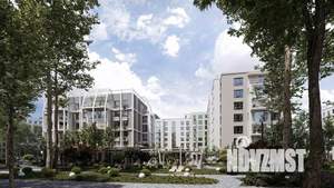 2-к квартира, строящийся дом, 53м2, 2/7 этаж