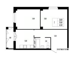 Студия квартира, вторичка, 63м2, 10/17 этаж