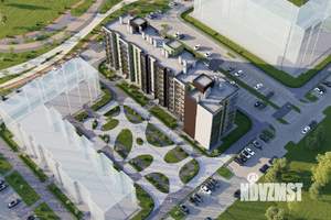 1-к квартира, строящийся дом, 46м2, 2/9 этаж