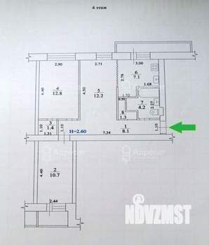 3-к квартира, вторичка, 58м2, 4/9 этаж