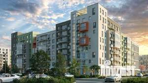 1-к квартира, строящийся дом, 43м2, 2/8 этаж