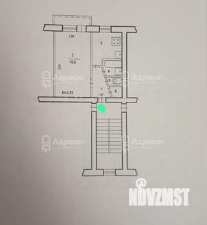 1-к квартира, вторичка, 30м2, 4/5 этаж