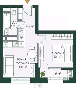 Фото квартиры на продажу (1)