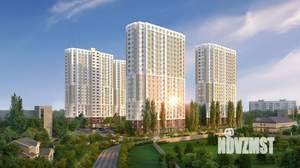 1-к квартира, строящийся дом, 44м2, 15/24 этаж