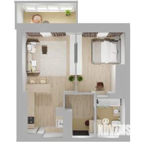 2-к квартира, вторичка, 49м2, 15/24 этаж