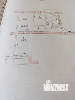 3-к квартира, вторичка, 57м2, 5/9 этаж