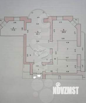 3-к квартира, вторичка, 147м2, 11/16 этаж