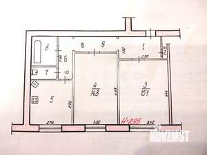 2-к квартира, вторичка, 54м2, 3/7 этаж
