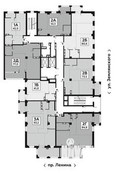 2-к квартира, вторичка, 76м2, 5/18 этаж