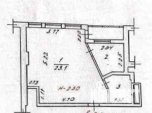 Студия квартира, вторичка, 34м2, 9/24 этаж