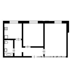 2-к квартира, вторичка, 50м2, 1/9 этаж