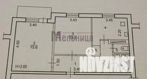 2-к квартира, вторичка, 50м2, 1/16 этаж