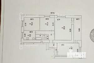 4-к квартира, вторичка, 84м2, 1/9 этаж