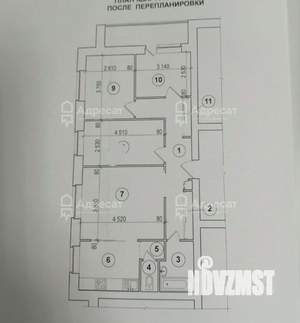 4-к квартира, вторичка, 76м2, 4/9 этаж