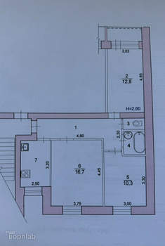 3-к квартира, вторичка, 63м2, 6/9 этаж