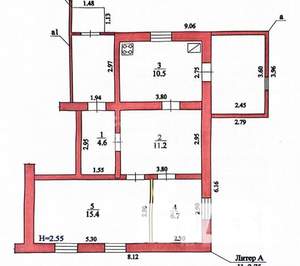 3-к квартира, вторичка, 48м2, 1/1 этаж