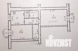 2-к квартира, вторичка, 48м2, 2/4 этаж