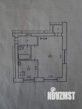 1-к квартира, вторичка, 33м2, 1/5 этаж