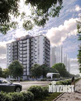 2-к квартира, строящийся дом, 50м2, 22/24 этаж