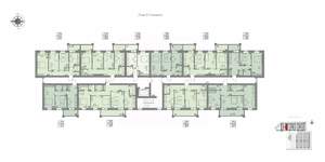 3-к квартира, строящийся дом, 59м2, 7/7 этаж