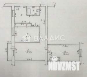 3-к квартира, вторичка, 68м2, 4/7 этаж