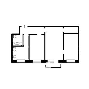 3-к квартира, вторичка, 59м2, 5/9 этаж