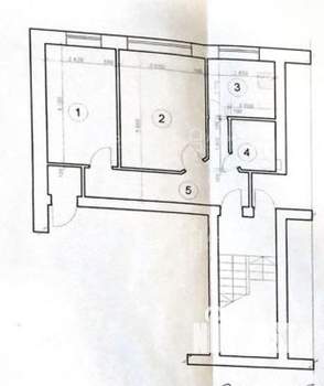2-к квартира, вторичка, 41м2, 1/4 этаж