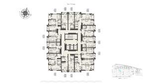 Студия квартира, вторичка, 27м2, 12/17 этаж